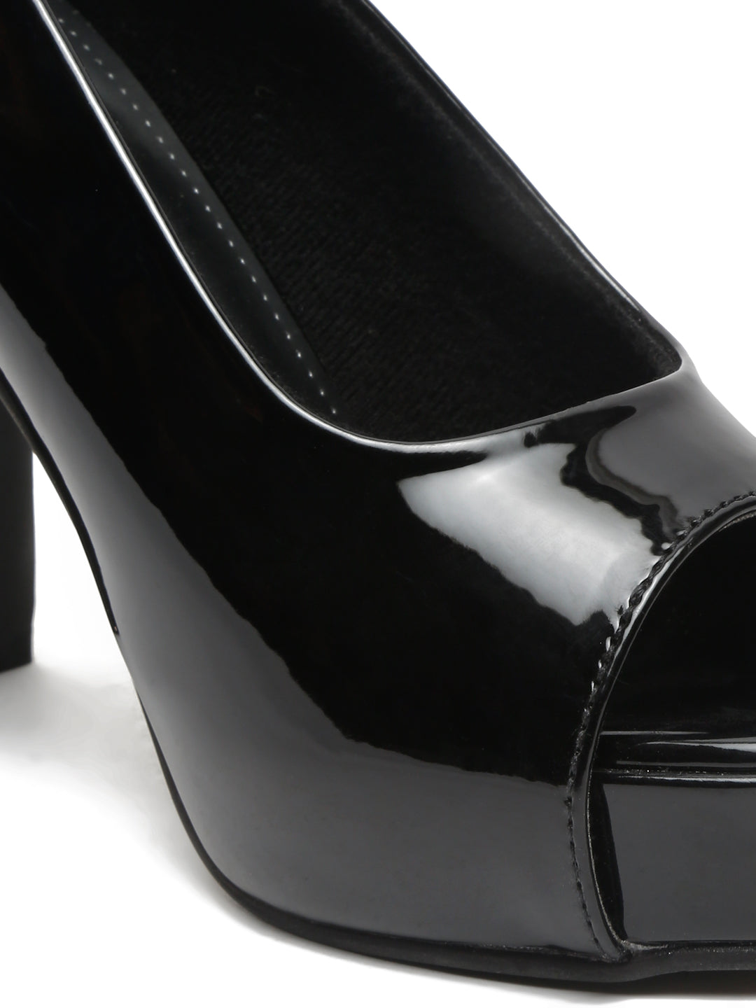 Women's Peep-Toe beige block heels | Elegant High Heels for women by Flat n Heels