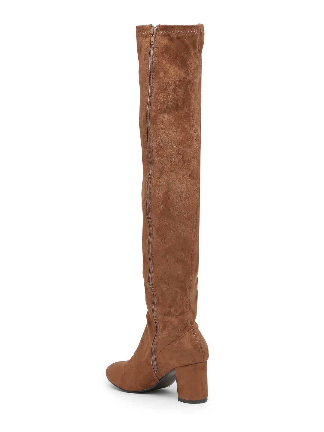 Women's Black Best Suede Boots Over-the-Knee