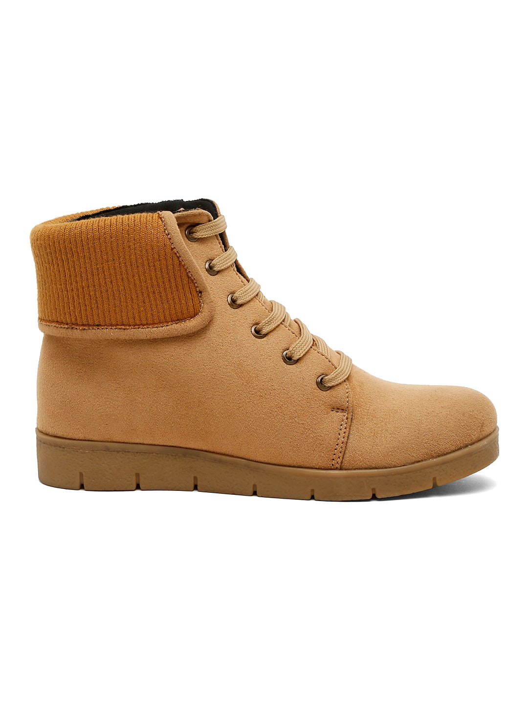 Trendy Tan Ankle Boots for Women - Stylish & Comfortable Footwear By Flat N Heels