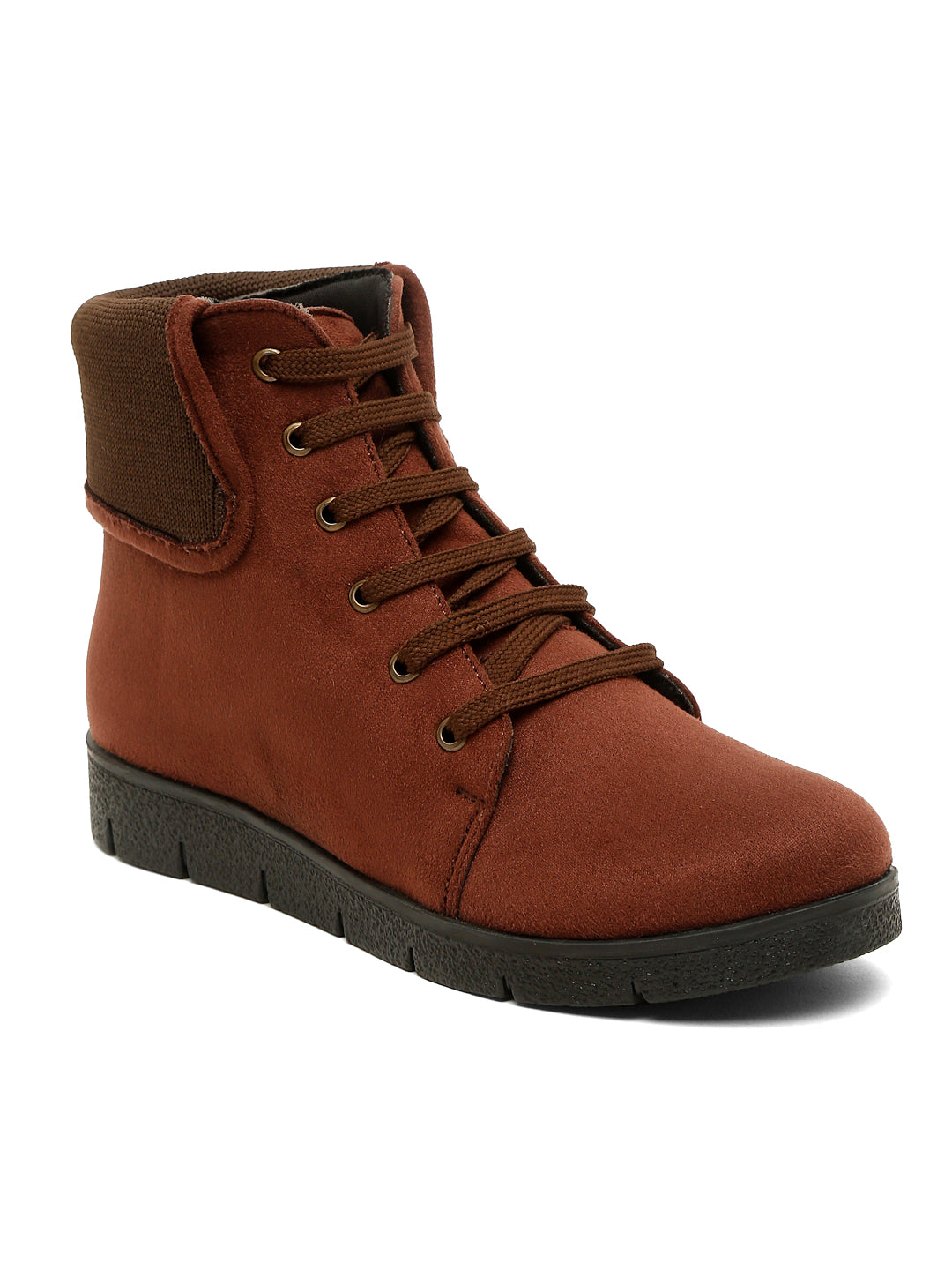 Trendy Tan Ankle Boots for Women - Stylish & Comfortable Footwear By Flat N Heels