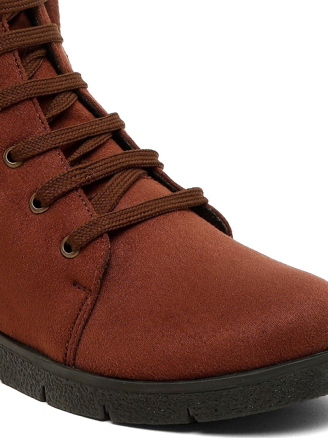 Trendy Tan Ankle Boots for Women - Stylish & Comfortable Footwear By Flat N Heels