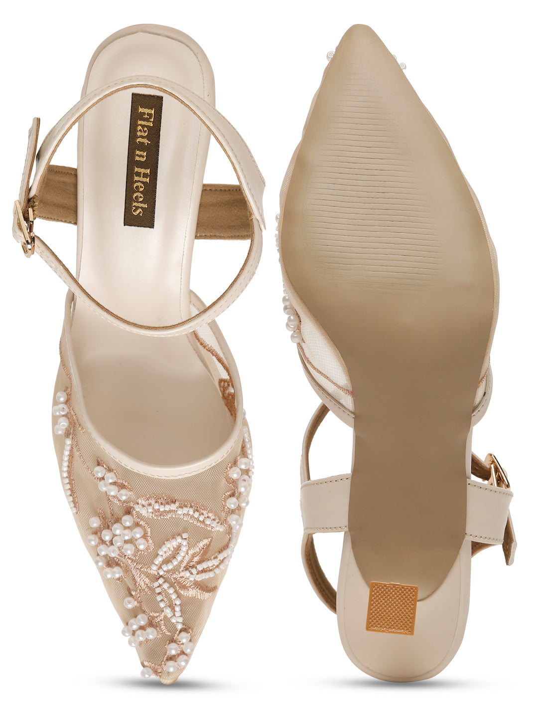 Block Heeled Pointed Heeled Slip on