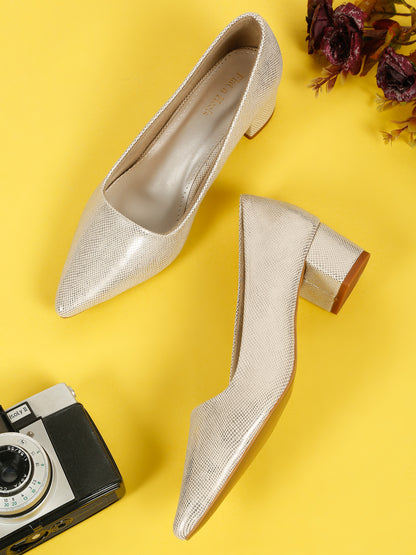 Block Heeled Slip on