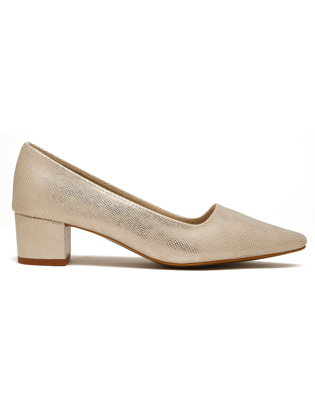 Block Heeled Slip on