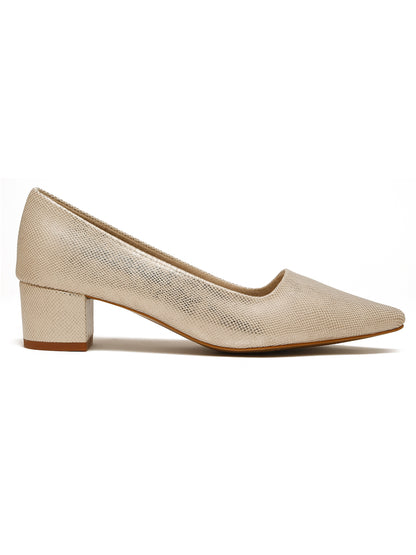 Block Heeled Slip on