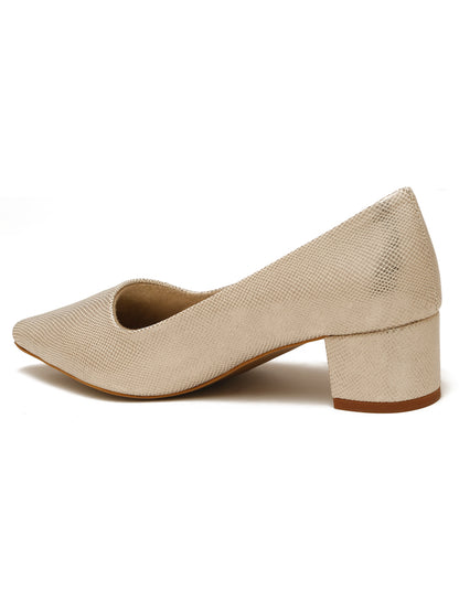 Block Heeled Slip on