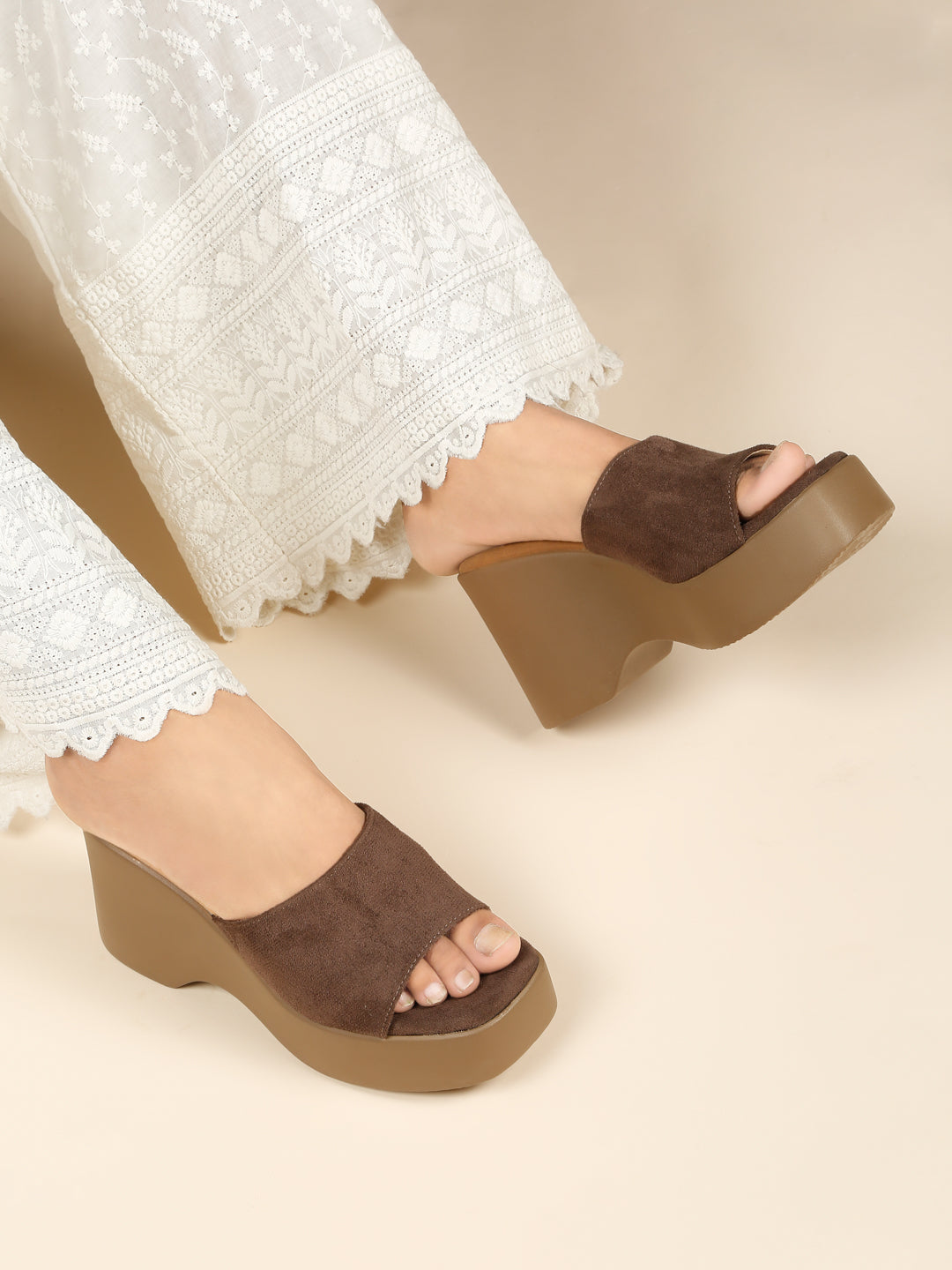 Wedge Heeled Pump
