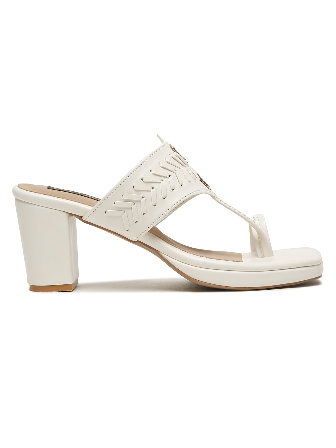 Slip On One Toe Wedge Heeled