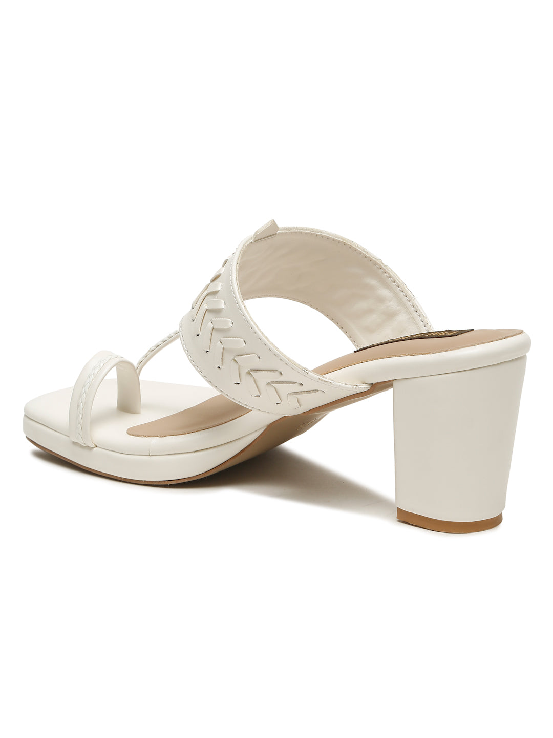 Slip On One Toe Wedge Heeled