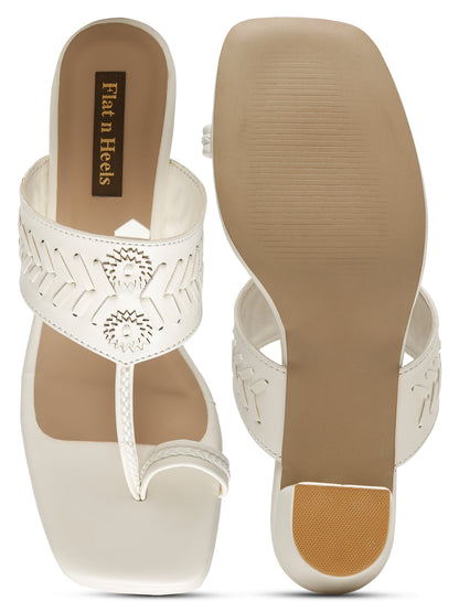 Slip On One Toe Wedge Heeled