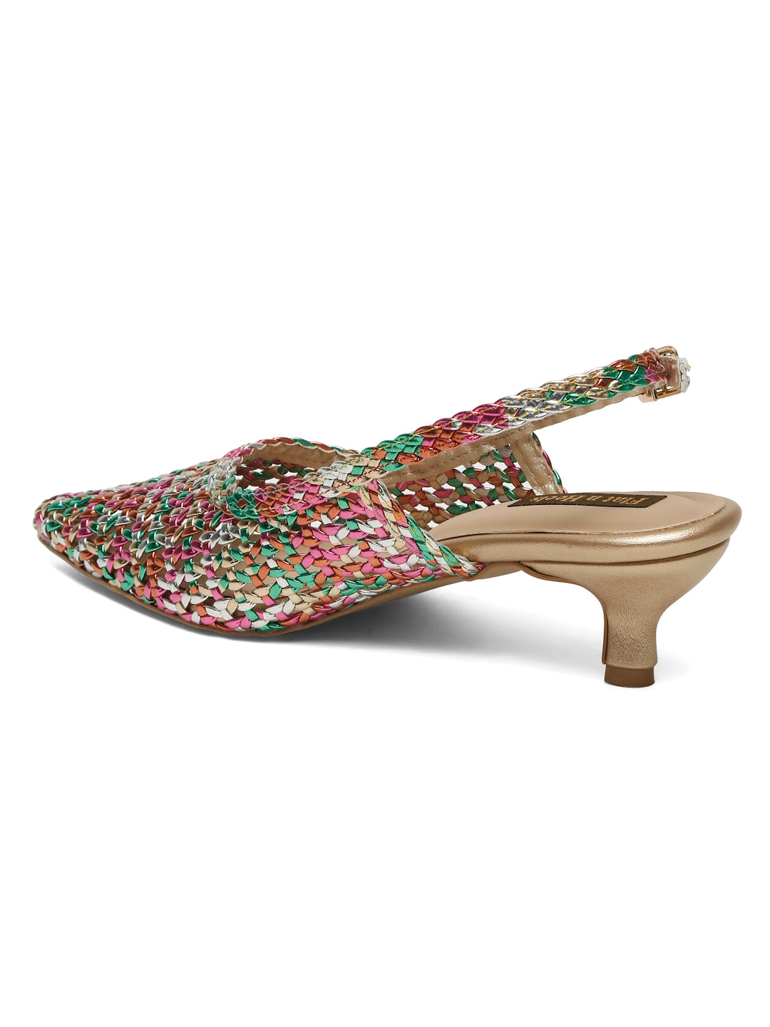 Kitten Heeled Slip on
