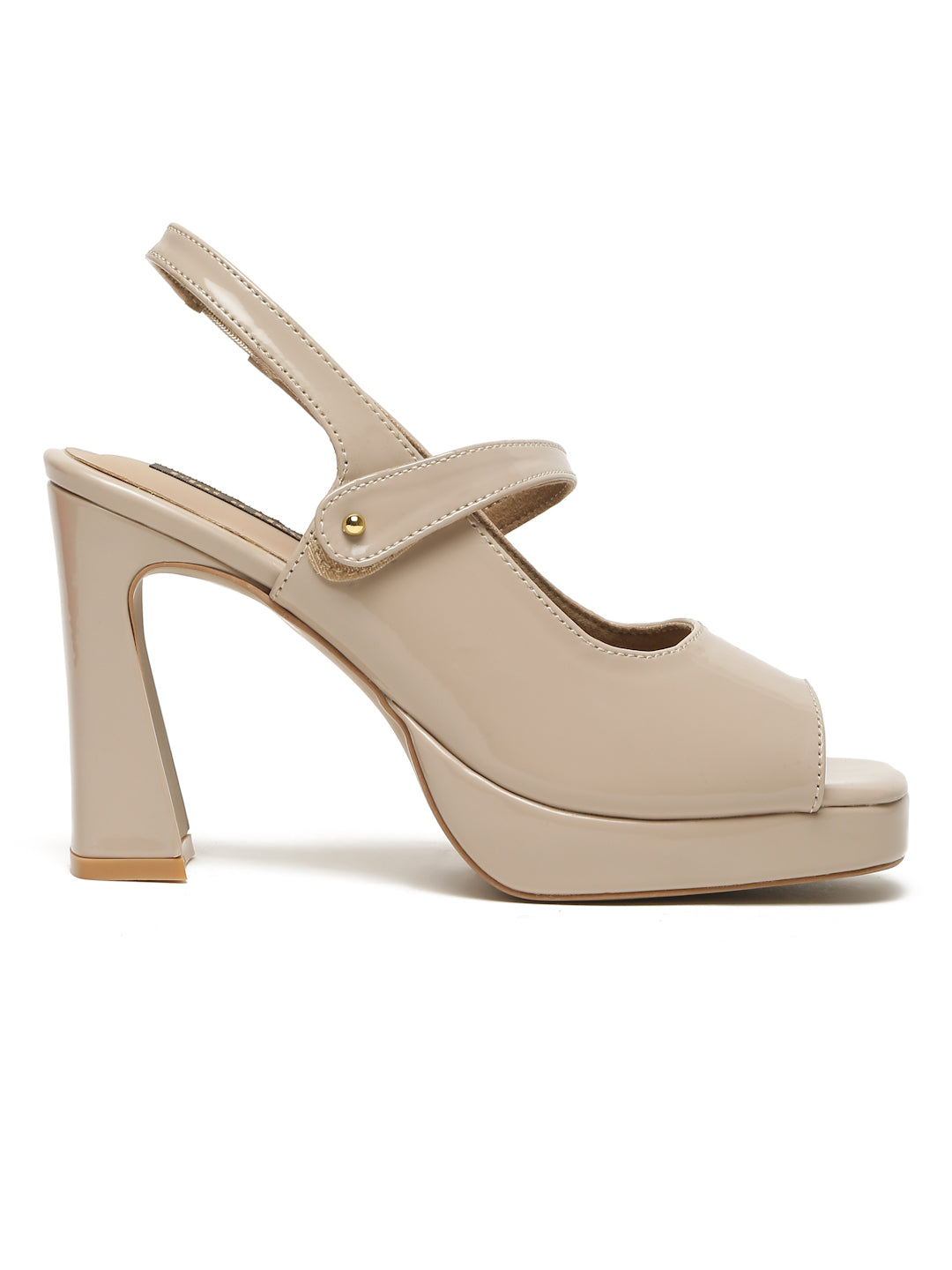 Patent Heeled Sandals