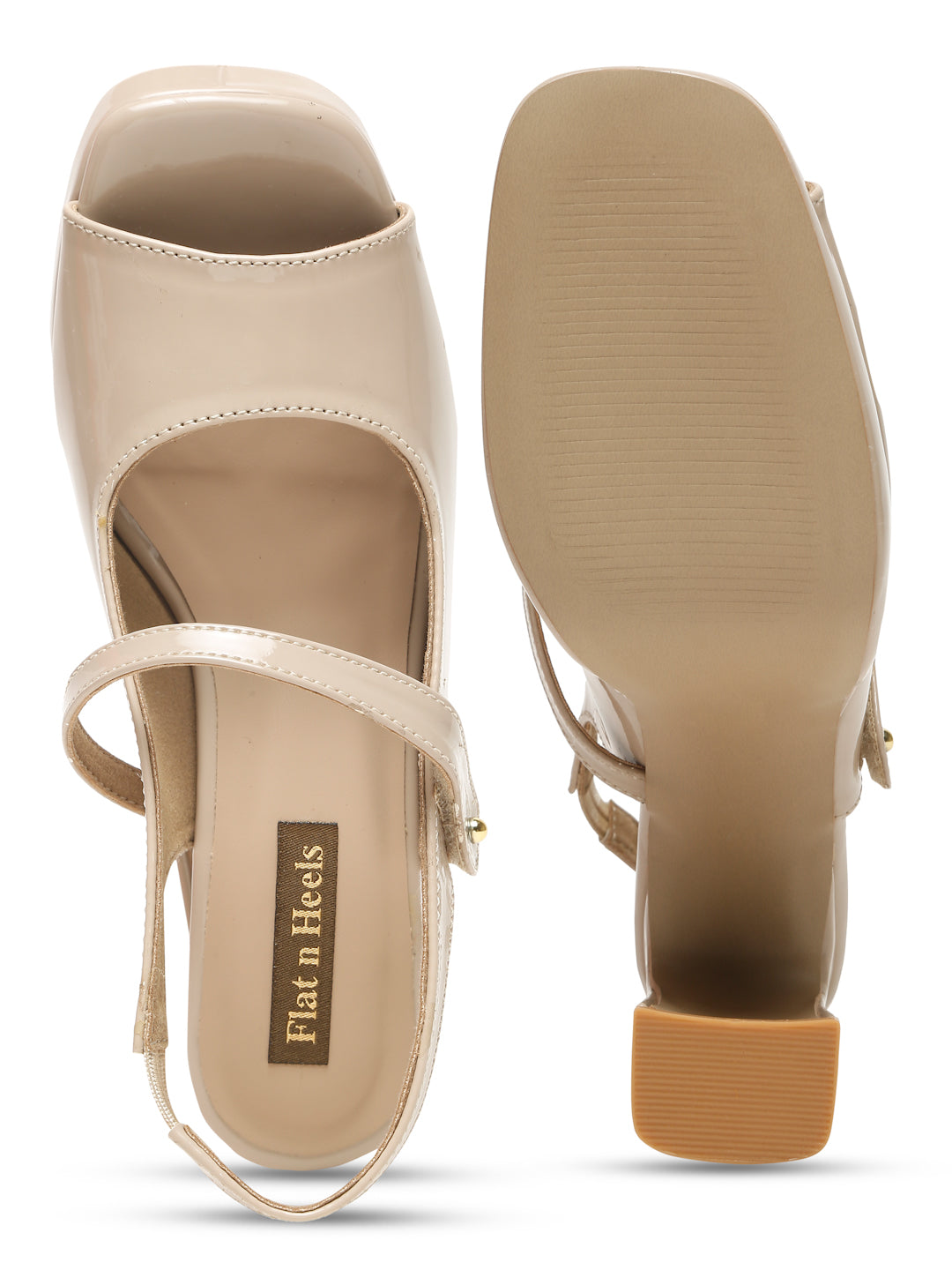 Patent Heeled Sandals