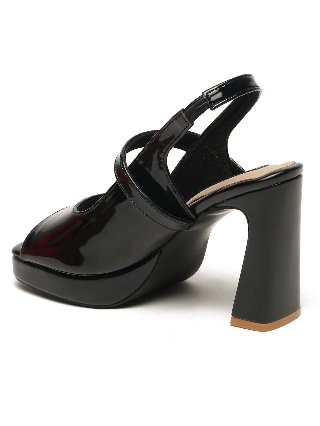 Patent Heeled Sandals