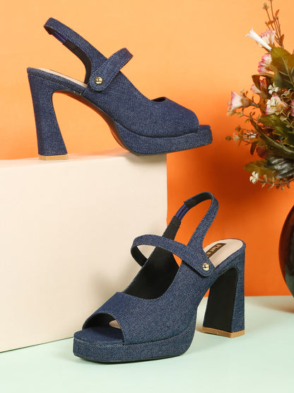 Patent Heeled Sandals