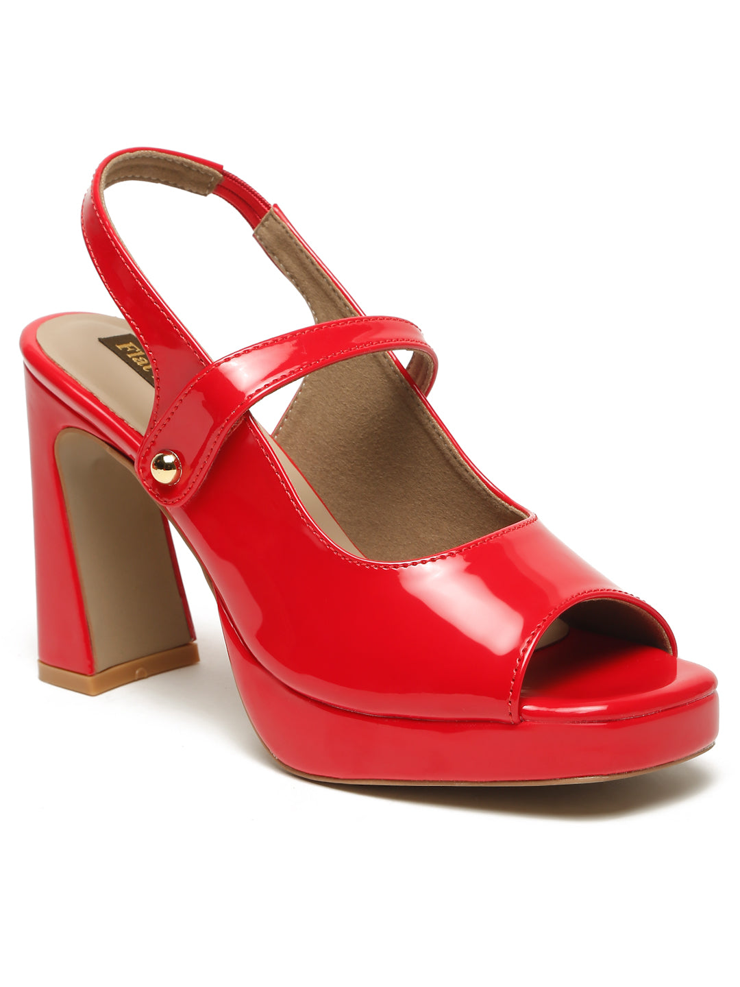 Patent Heeled Sandals