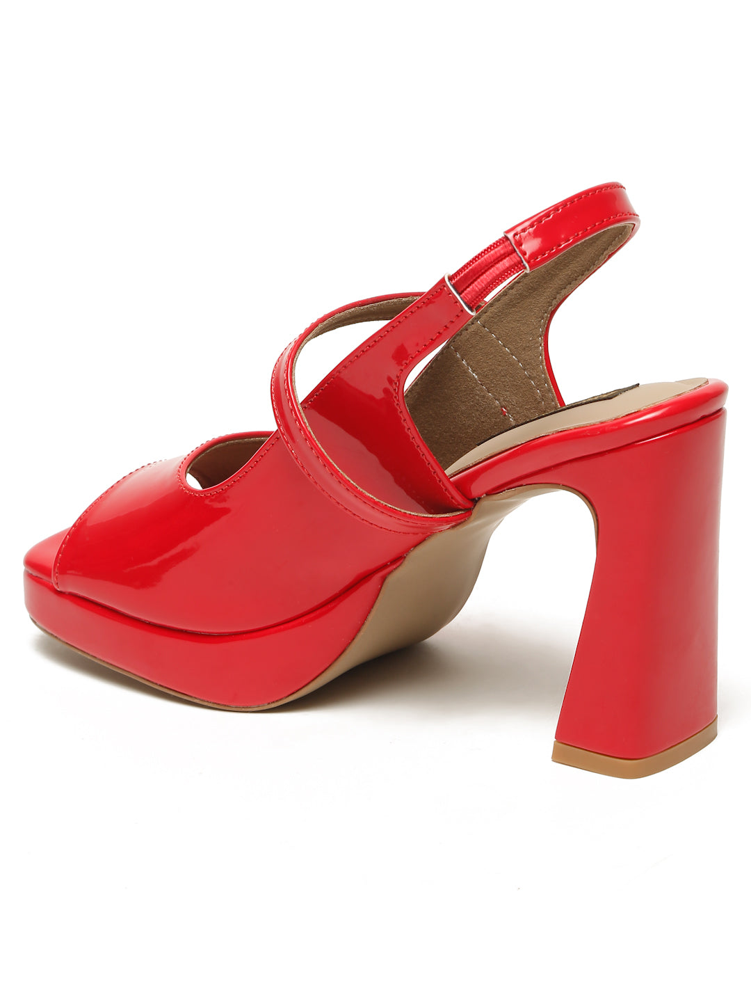 Patent Heeled Sandals