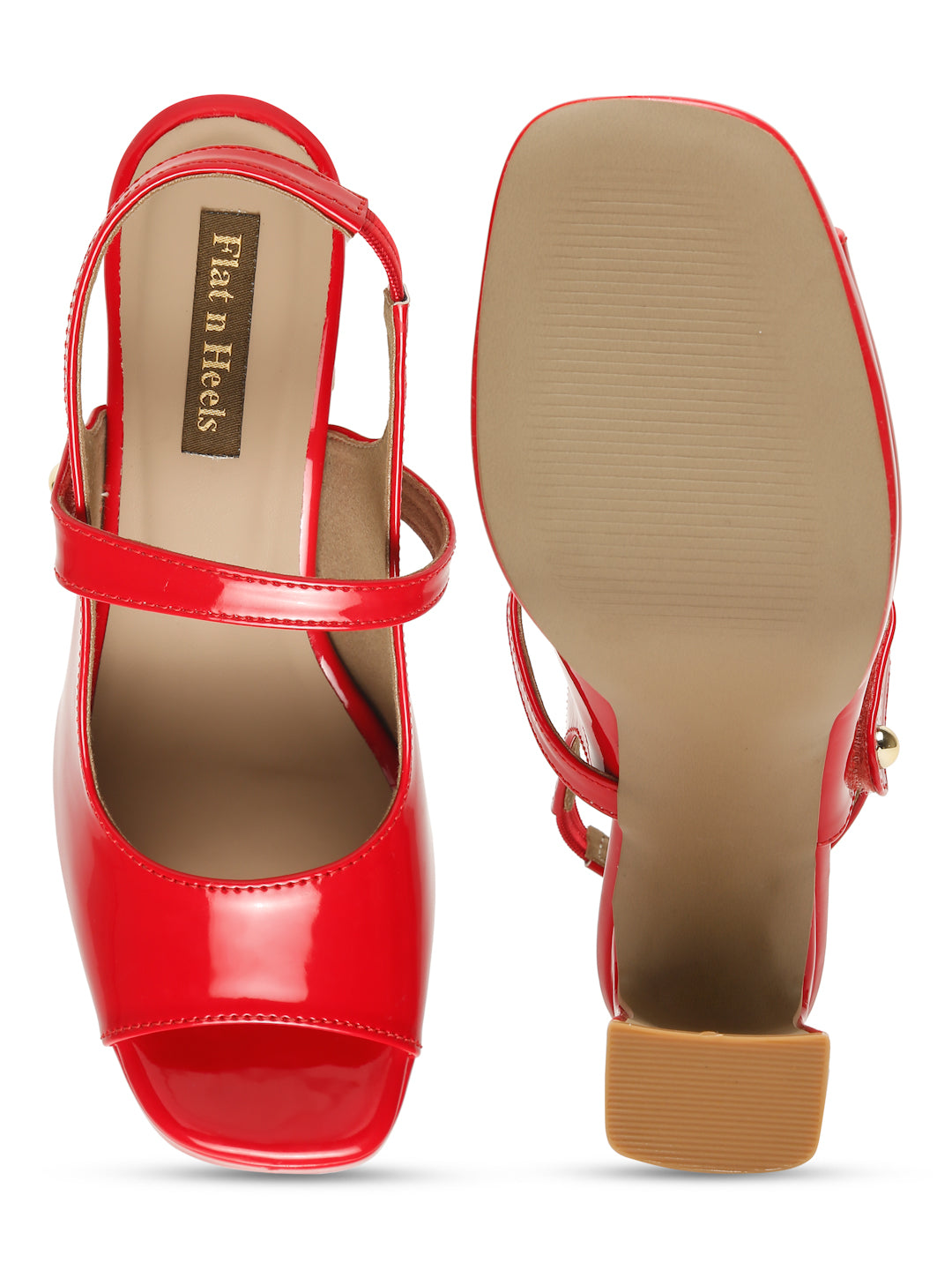 Patent Heeled Sandals
