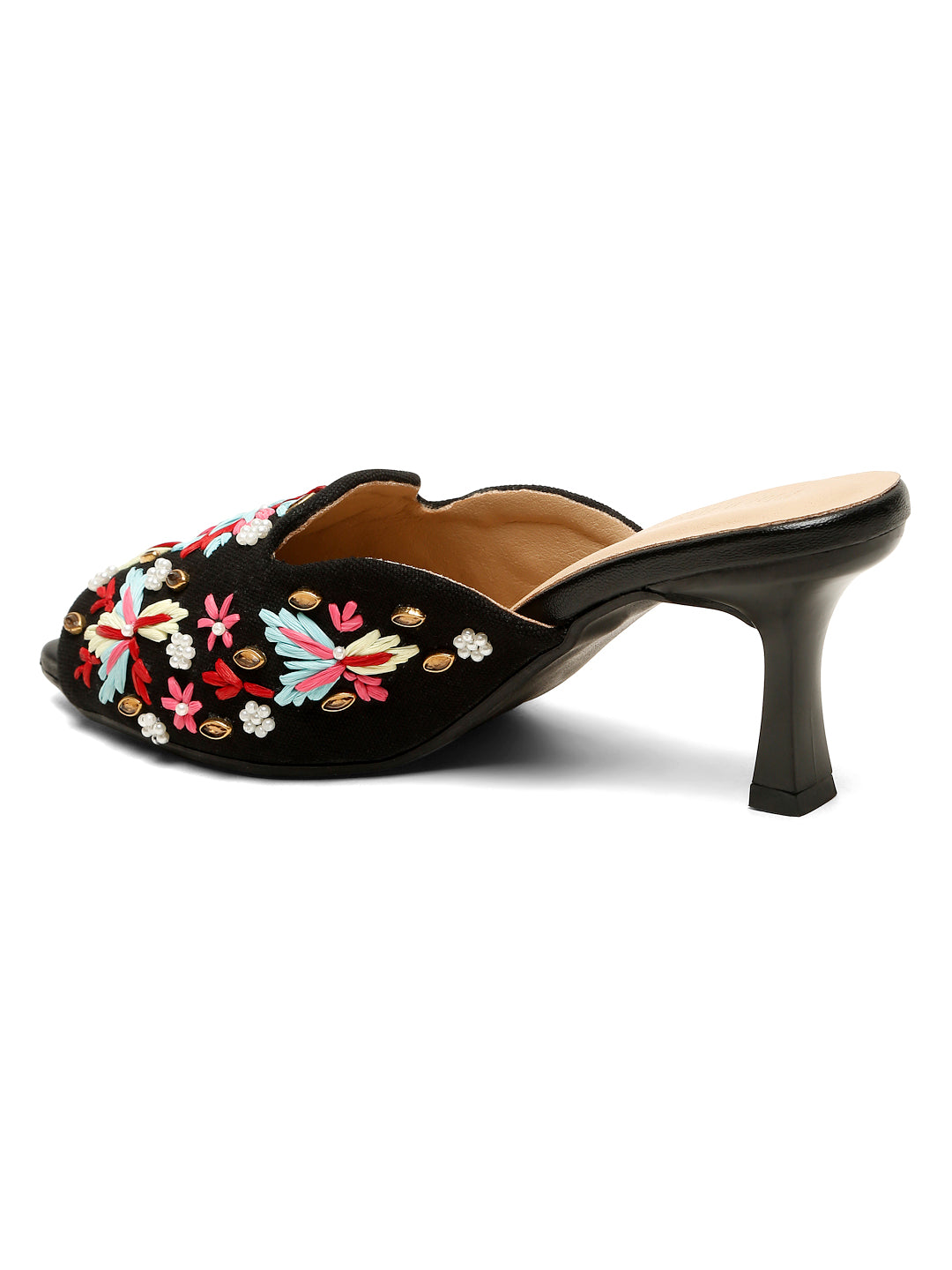 Festive Low-Heel Sandals