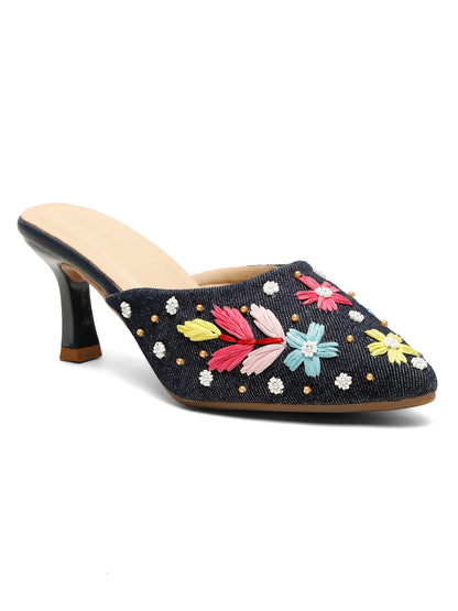 Blue Closed-Toe Sandals