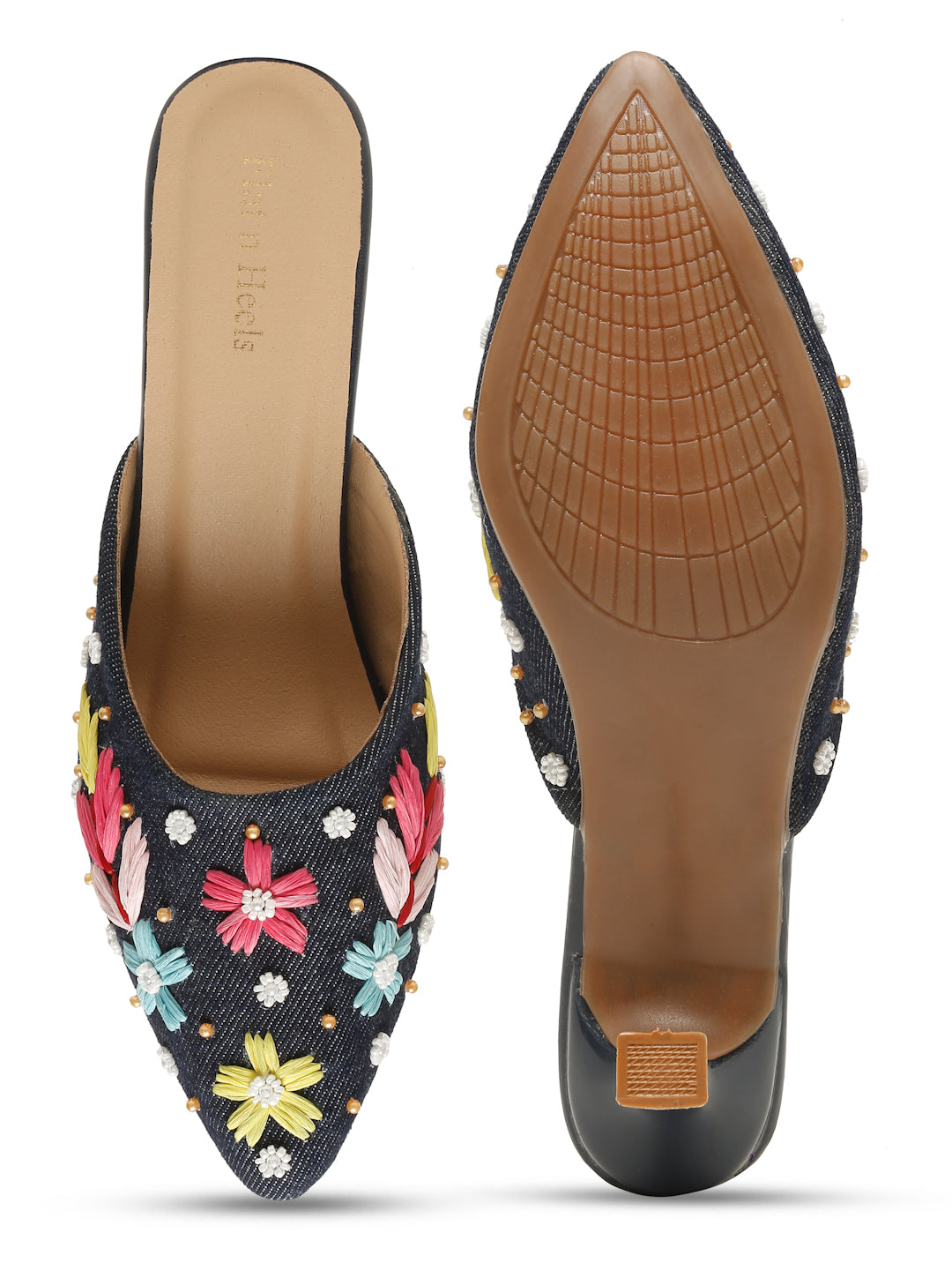 Blue Closed-Toe Sandals