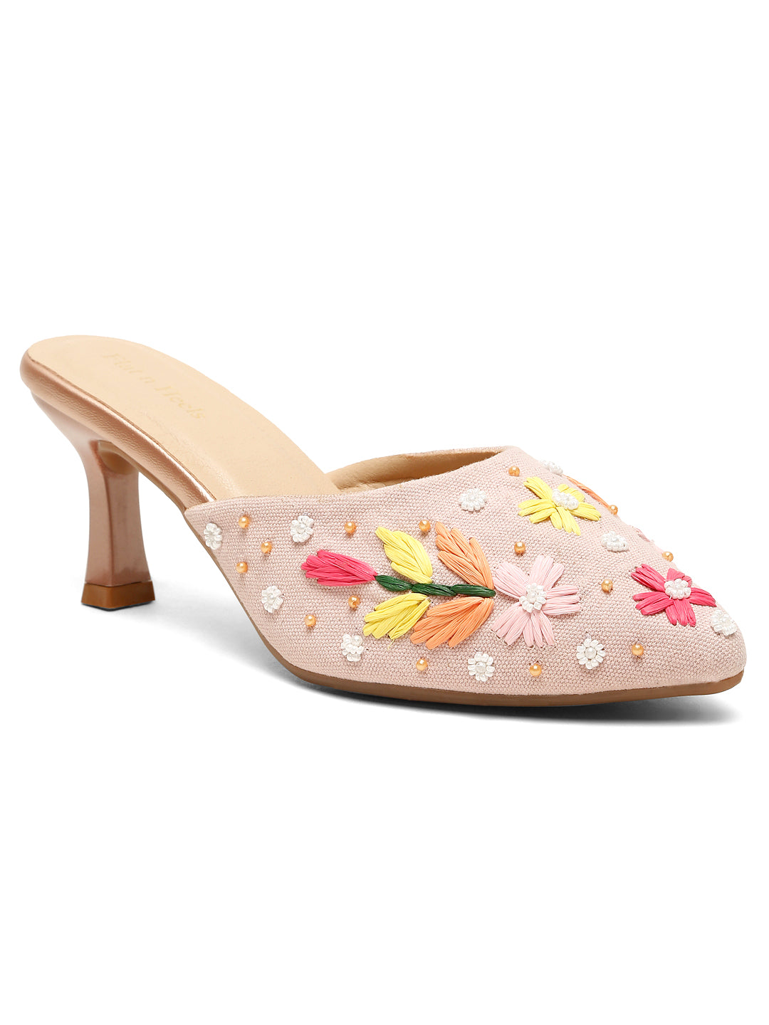 Pink Closed-Toe Sandals