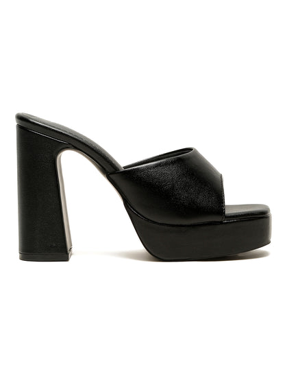 Open-Toe Platform Slides