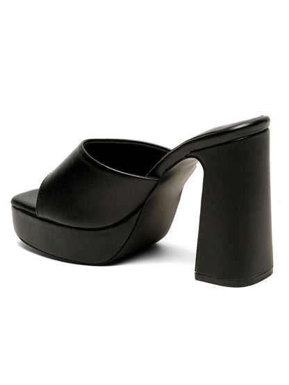 Open-Toe Platform Slides