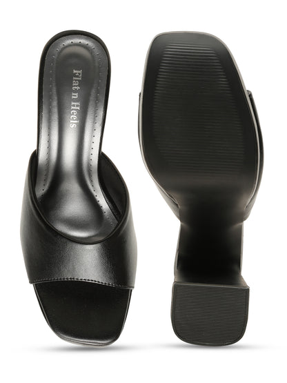 Open-Toe Platform Slides
