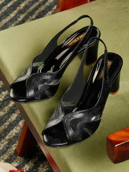 Heeled Slingback Sandals