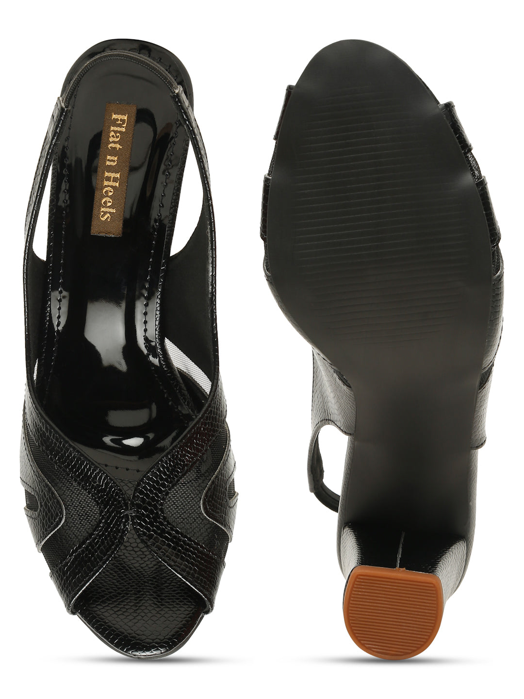 Heeled Slingback Sandals