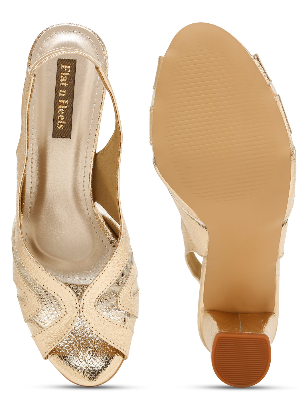 Heeled Slingback Sandals