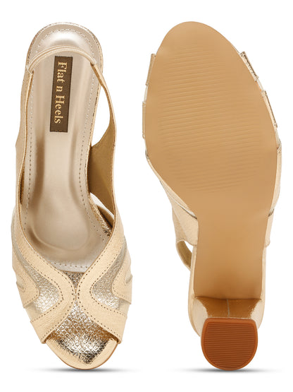 Heeled Slingback Sandals