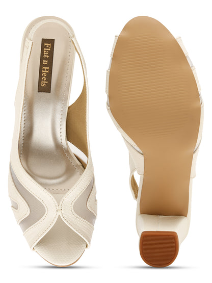 Heeled Slingback Sandals