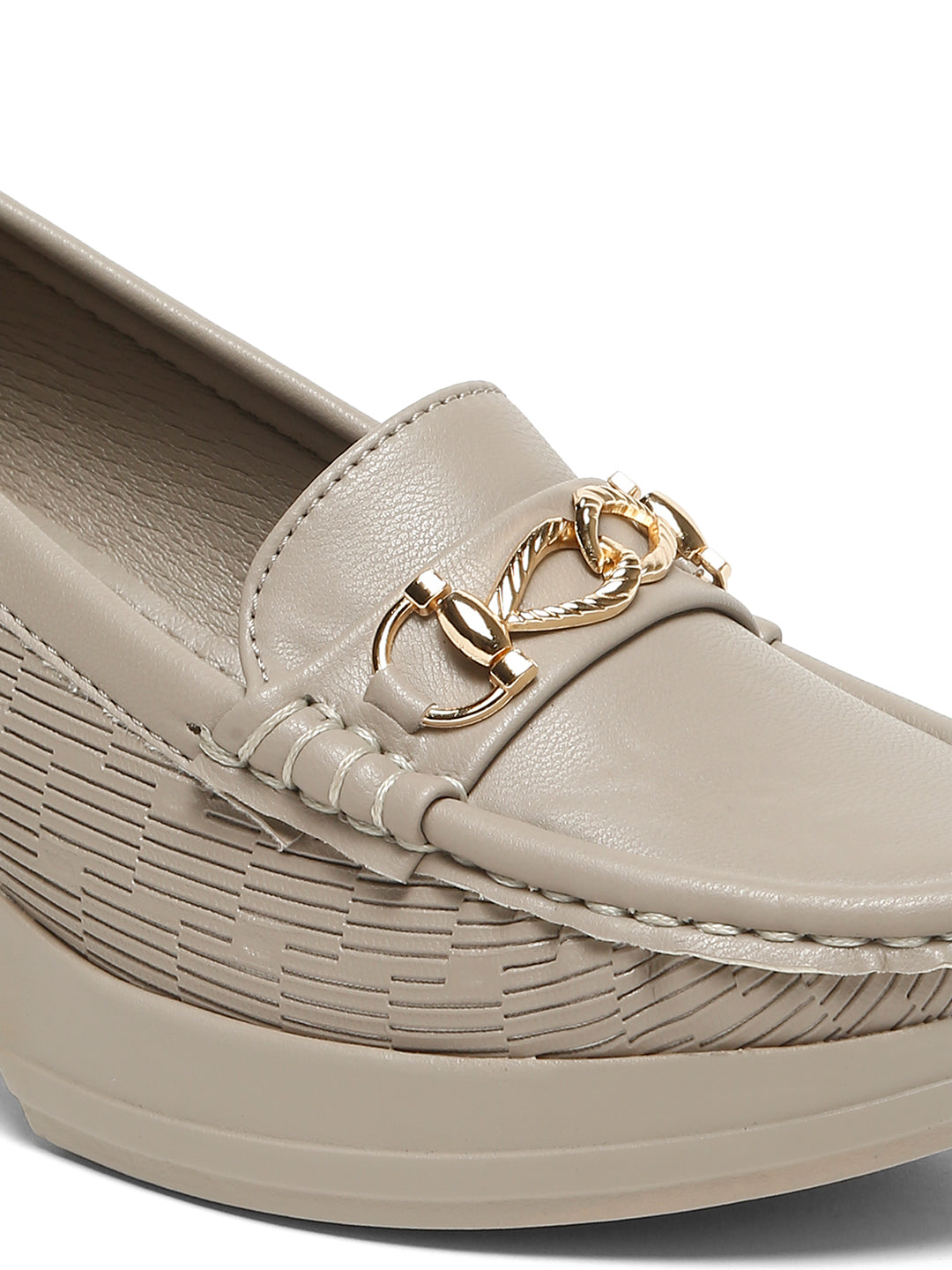 Flat n Heels Women's Grey Slip-On Loafers – GS-305 - image 7