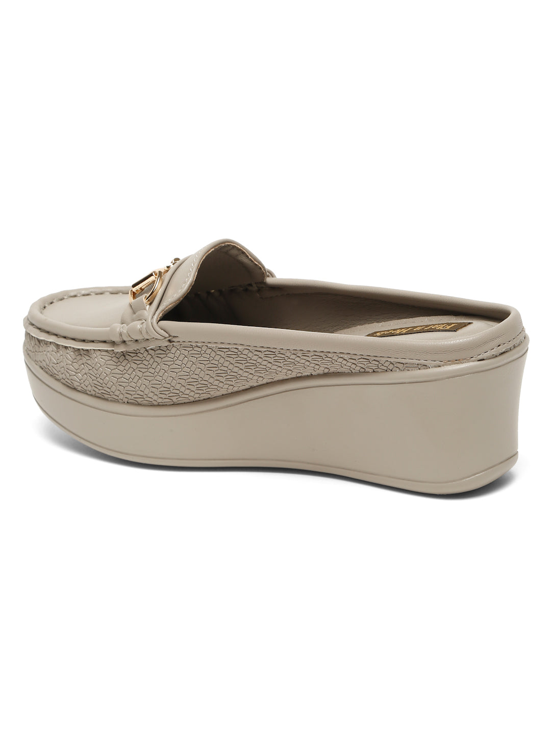 Flat n Heels Women's Grey Slip-On Loafers – GS-157 - image 5