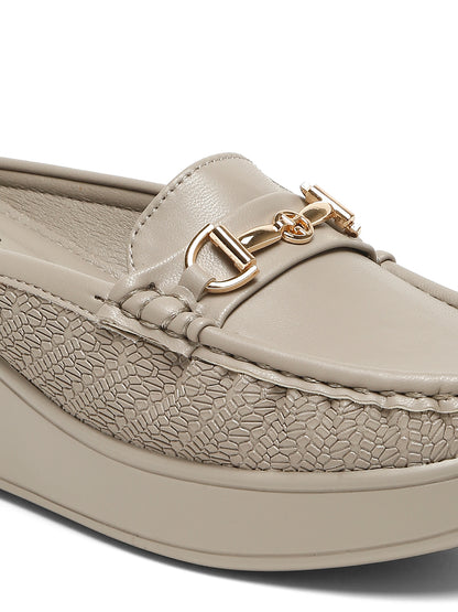 Flat n Heels Women's Grey Slip-On Loafers – GS-157 - image 7